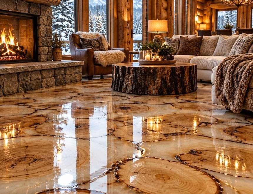 Our Installation Process Takes You From Free Survey to a Fully Cured Floor